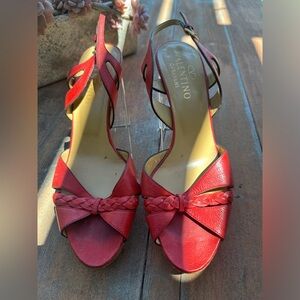 Valentino Red Leather good condition